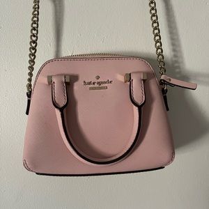 Kate Spade Pink Mini Maise Crossbody Purse
